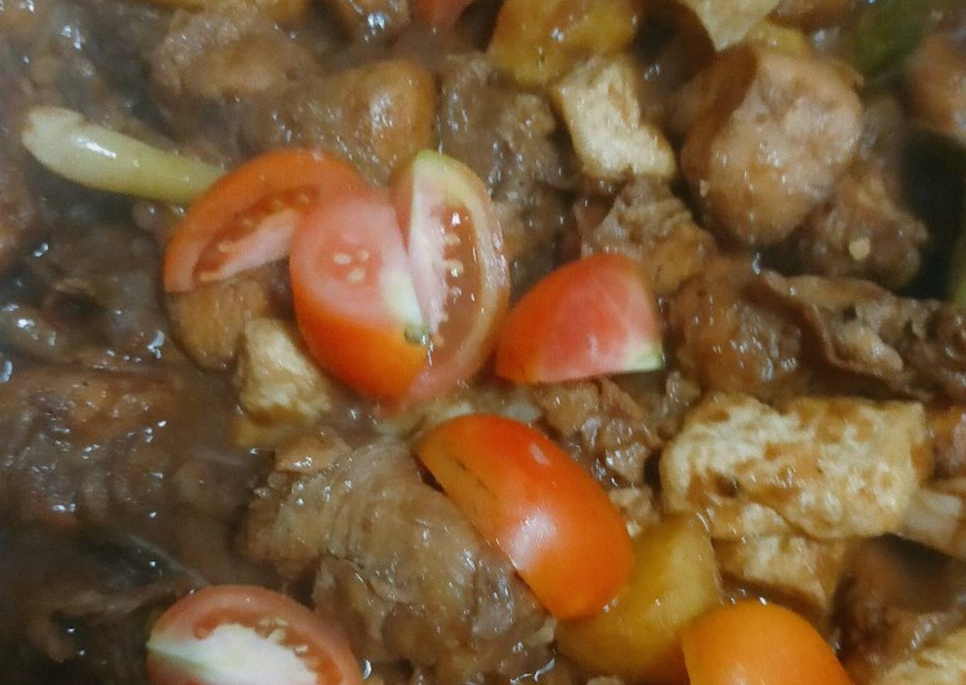 Semur Ayam Tahu Kentang