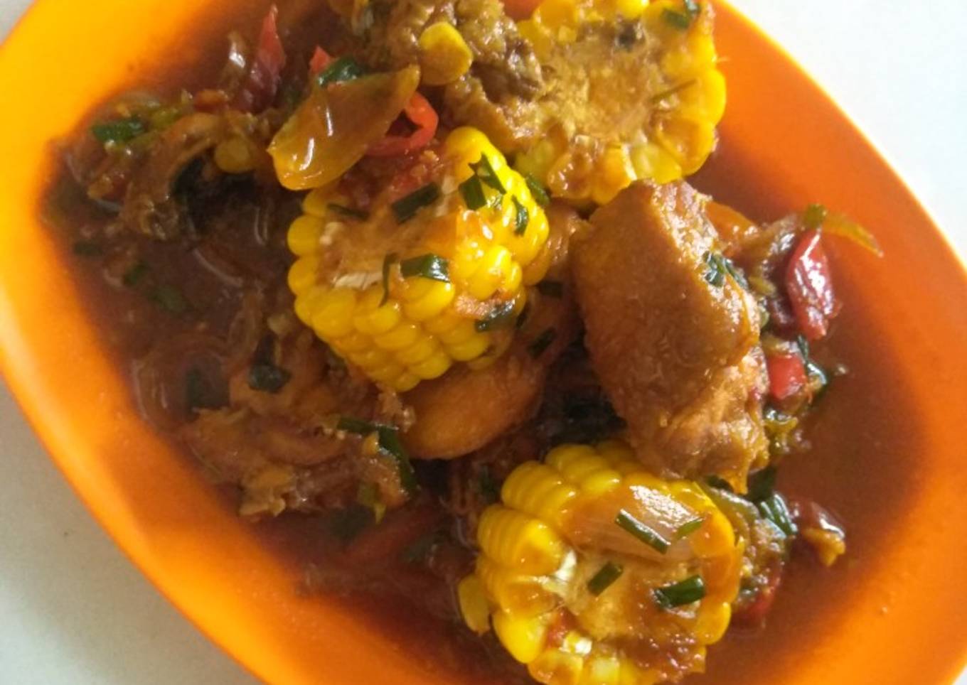 Ayam Kecap Pedas Jagung Manis (AKP Janis)