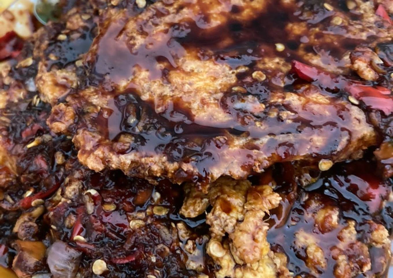 Tahu Telor sambal kecap