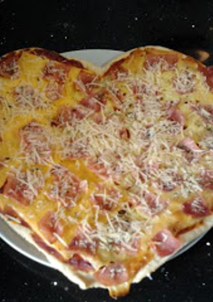 Una foto de Pizza de San Valentín