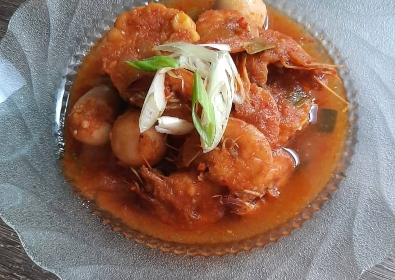 Udang saus Padang