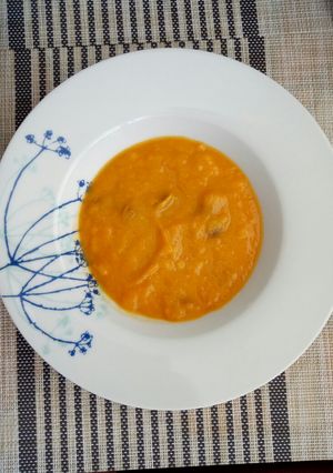 Foto resep Pumpkin soup (sup labu)