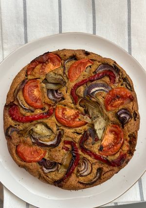 Quiche 🥧🌱 (Gluténmentes, vegán) recept fotója