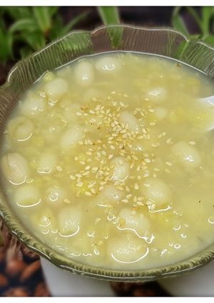 Hình của món Chè Đỗ Xanh Hạt Sen.