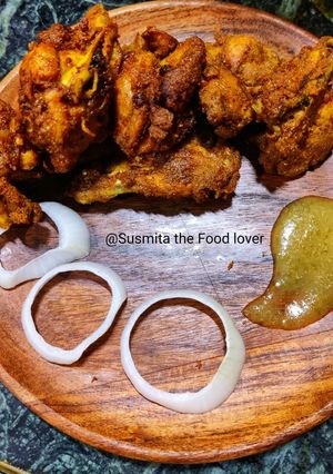 A picture of Chicken pakoda.
