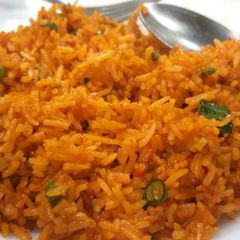 A picture of Schezwan Rice.