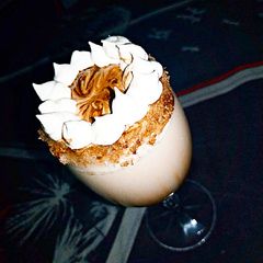 A picture of Rich creamy cold coffee🍷🍷🍷😋😋😋.