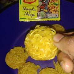 A picture of Maggi noodles paniyaram.