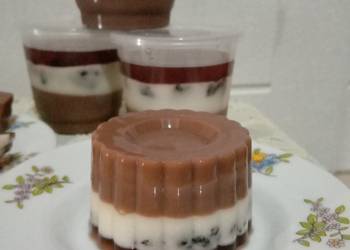 Masakan Unik 🍮Puding Oreo Lapis🍮 Enak dan Sehat