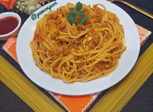 Foto resep Spagheti Saus Delmonte (Simple, Praktis & Enak)