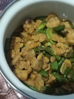 Foto resep Oseng tempe sayur kacang dan pete