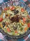 Mie Godog Spesial (jantung, hati dan ampela ayam)
