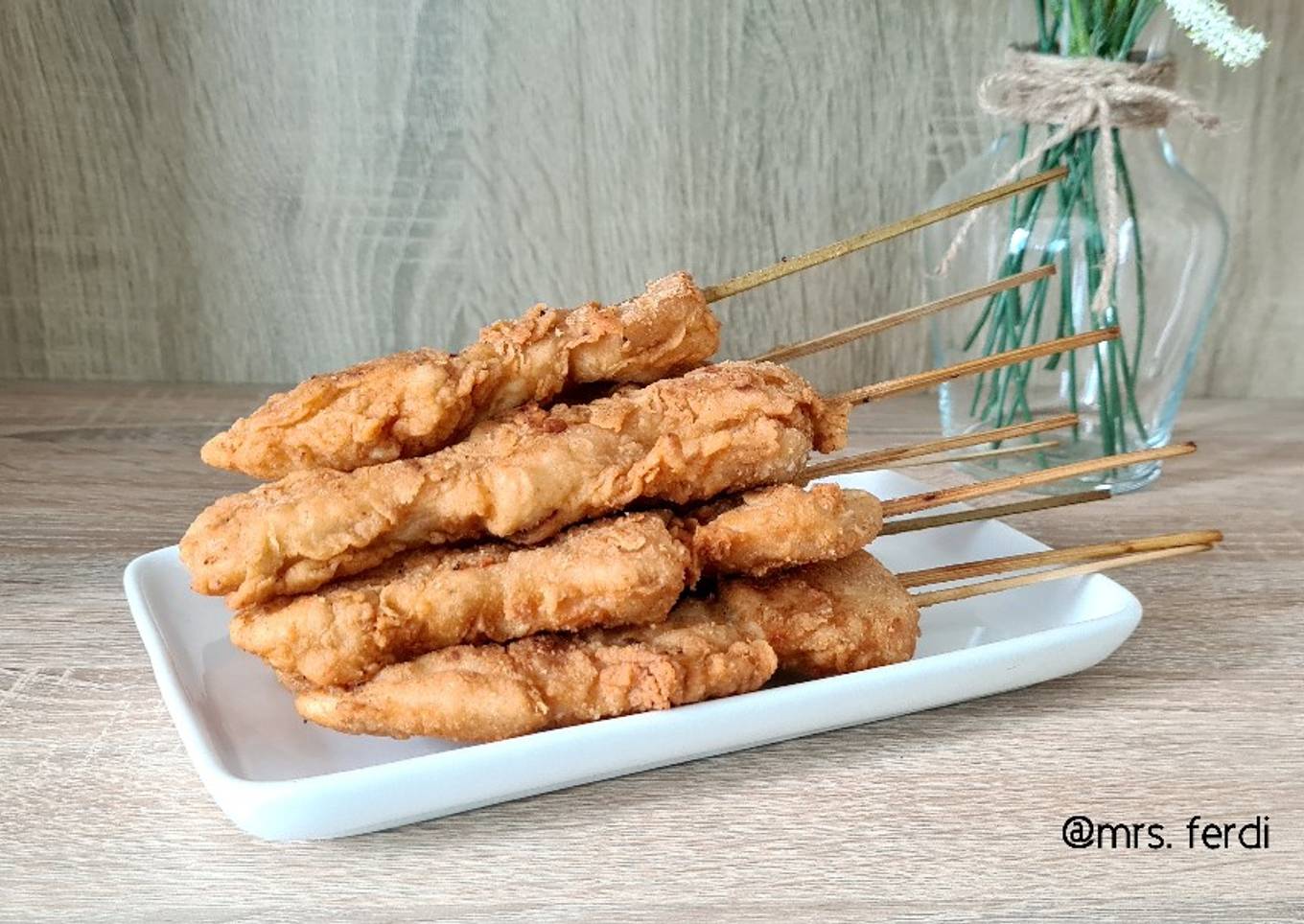 Sate Crispy Enakkk kriuk dan gurih