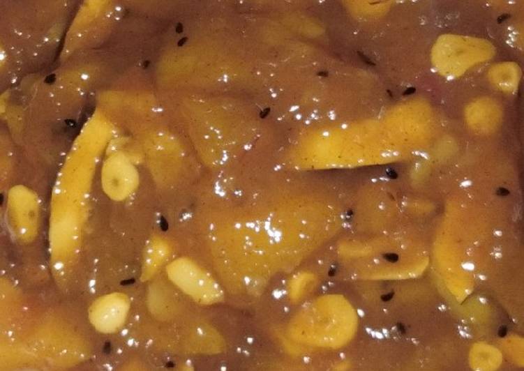 Step-by-Step Guide to Make Homemade Sweet mango chutney