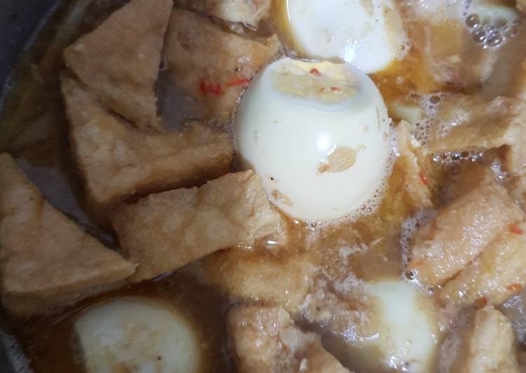 Semur Tahu Telur Kuah