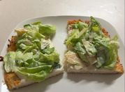 A picture of chicken dressing
