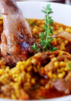 Foto principal de Arroz con conejo y setas