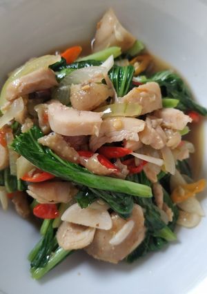Foto resep Tumisan Ayam Sawi