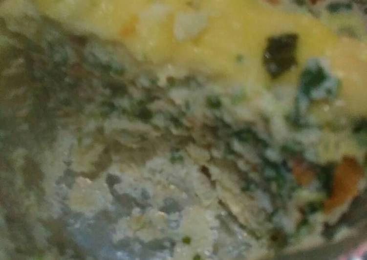 Resep steamed egg with spinach Anti Gagal