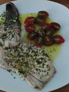 Una foto de Filete de marrajo con salsa verde