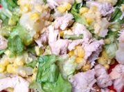 Una foto de ensalada salpicon