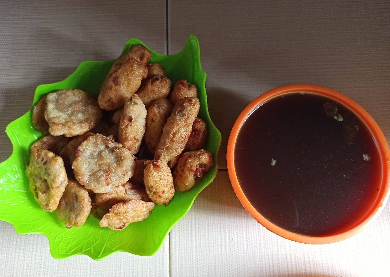 Empek-empek ayam jamur crispy