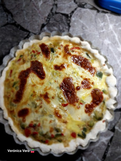 Una foto de Tarta de zapallito verde masa casera sin tacc