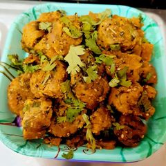 Methi lauki muthiya A picture of Methi lauki muthiya.