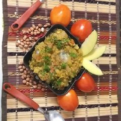 Butter dal khichdi A picture of Butter dal khichdi.