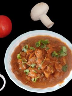 மஷ்ரூம் பட்டர் மசாலா கறி  (Mushroom Butter masala gravy recipe in tamil) செய்முறை முக்கிய புகைப்படம்