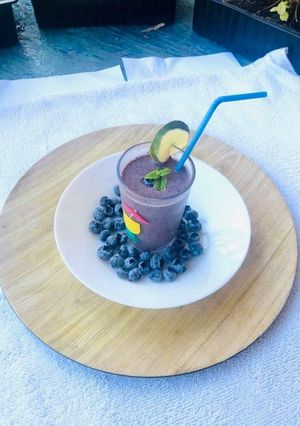 A picture of Blueberry Smoothie.