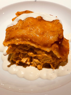 A picture of Buffalo Chicken 🐔 Corn 🌽 Tortilla Bake.