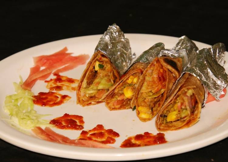 Easiest Way to Prepare Delicious Veg Frankie