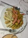 Vegetable sausage pasta