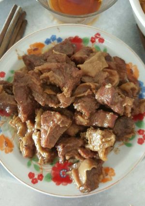 Hình của món Bò kho gừng.
