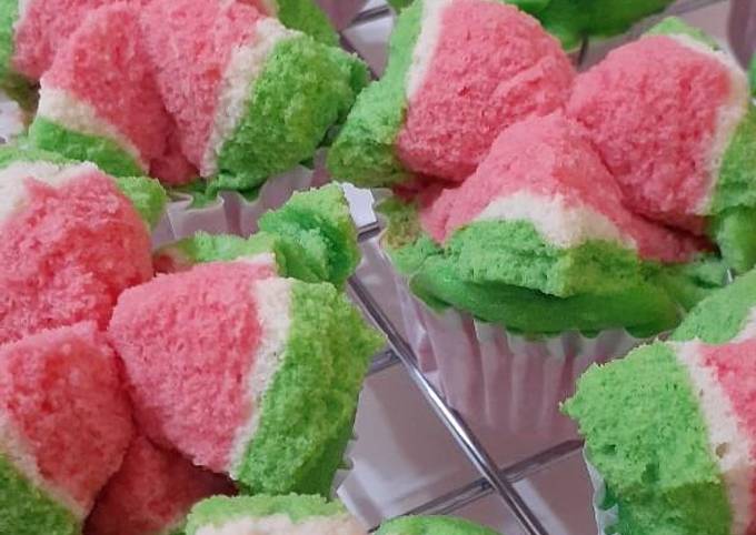 How to Make Perfect Bolu kukus semangka merekah