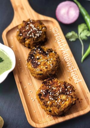 A picture of ChanaTikkis -healthy & tasty.