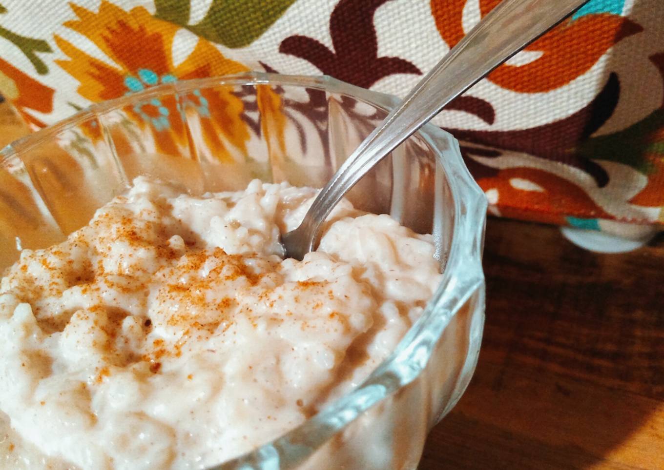 Arroz con leche canela