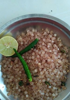 A picture of Sago khichadi.