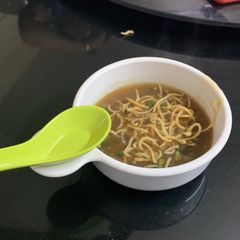 Veg manchow soup A picture of Veg manchow soup.