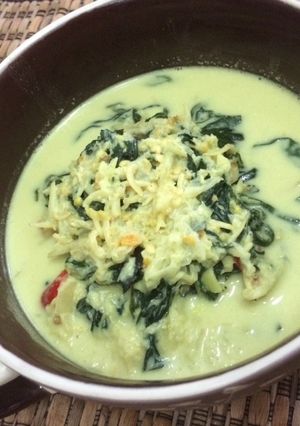 Foto resep Sayur singkong kuah santan