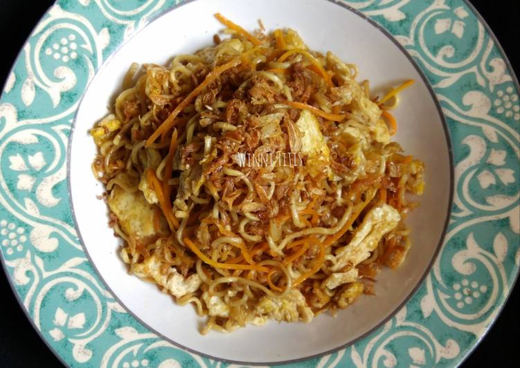 Resep Mie goreng wortel simple ekonomis, Enak Banget