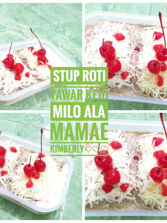 Foto resep Stup roti tawar keju milo