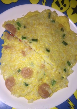 Foto resep MPASI 1Y - Omelete Nasi Sosis