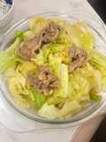 豬梅肉片炒椰菜