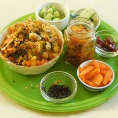 A picture of Kimchi using Versatile Korean Flavoring Mix.
