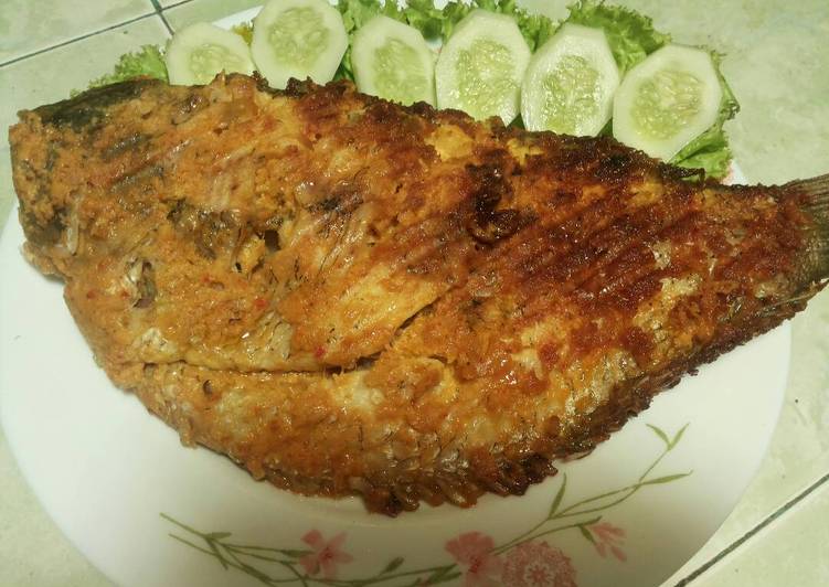 Gurame panggang teflon