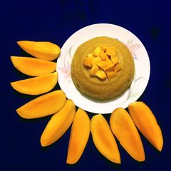 A picture of Healthy Mango Sheera.