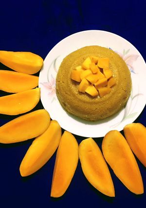 A picture of Healthy Mango Sheera.