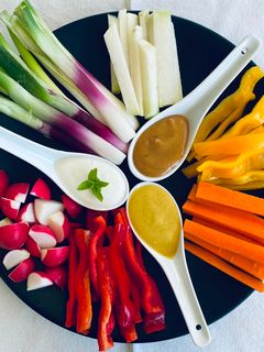 Pinzimonio mit Dip-Tris Rezepthauptbild